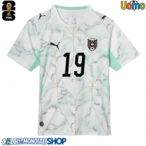 Maglie da calcio Austria Christoph Baumgartner #19 Seconda Maglia Mondiali 2026  Manica Corta